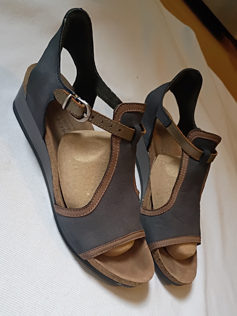 Naot Women's Leather Sandal Wedge
